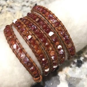 Special mixed beaded wrap bracelet chan luu